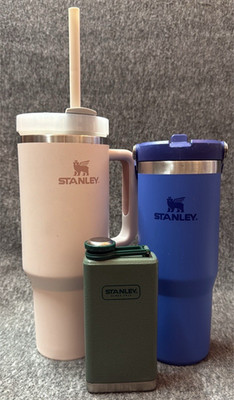 Stanley Cup Bundle Quencher Tumbler + Travel Mug + Flask Lot