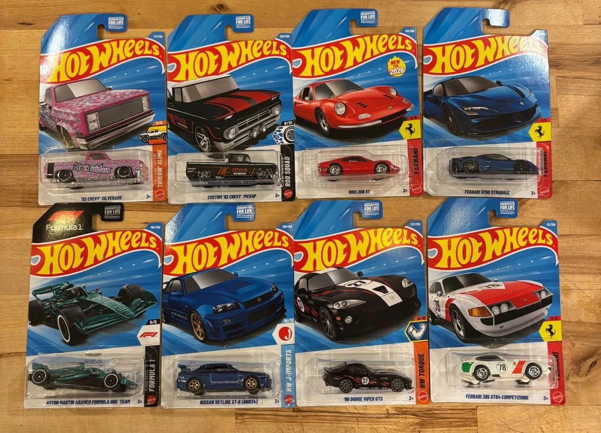 Hot Wheels Chevrolet 1:500 Scale Diecast Cars, Trucks & Vans for
