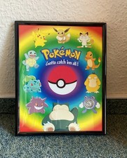 Vintage Pokémon Bild 1999 im Rahmen ALLES OR...