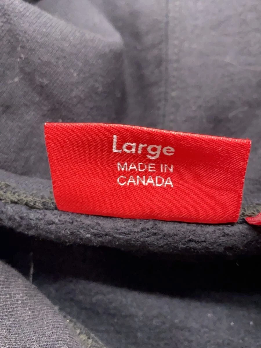 Supreme Felpa con Cappuccio 19AW COP CAR Felpa con Cappuccio L Cotone Nero Usata