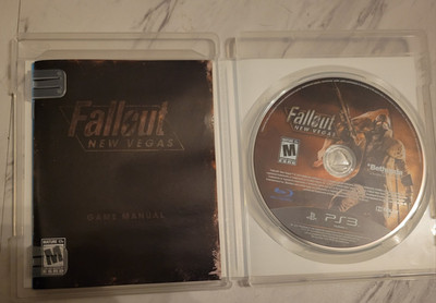 Fallout: New Vegas PS3 2010 Complete Case Disc Manual Bethesda M Rated