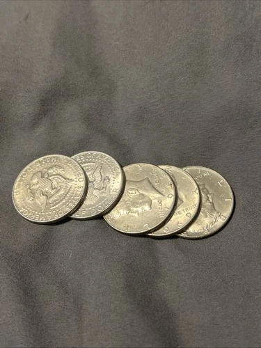 Kennedy Half Dollars 1965-1969, 40% Silver