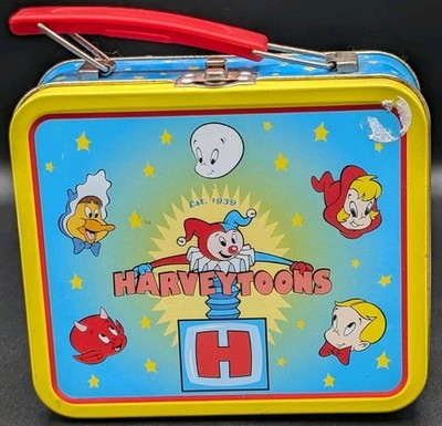 1999 Harvey Toons Mini Tin Lunch Box Harvey Comics Vintage Collectible  