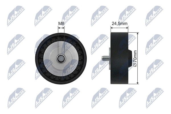 NTY RNK-BM-065 Spannrolle, V- Riemenscheibe FüR BMW-image