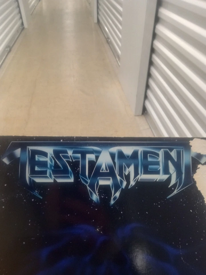 Testament ‎– The New Order LP 1988 Megaforce Worldwide RARE 7-81849-1 G+/G+. - Image 2 of 4