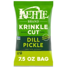 Potato Chips, Krinkle Cut, Habanero Lime Kettle Chips, 7.5 Oz