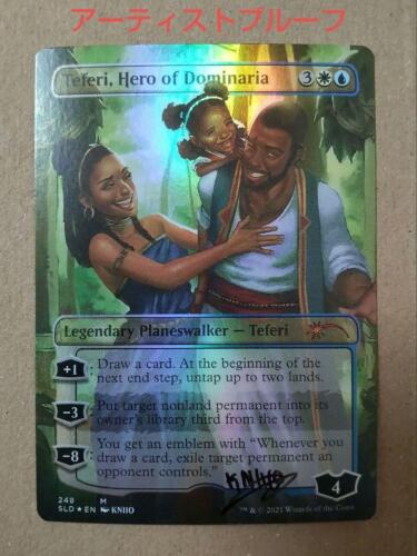 Mtg Heroes Of Dominaria Teferi Foil Artist Proof - Picture 1 of 2