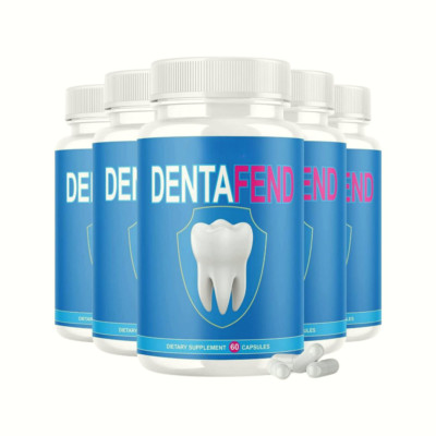 5-Pack DentaFend Capsules - DentaFend Dietary Supplement - 300 Capsules
