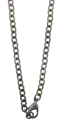 Collana Uomo Rock Rebel Con Ciondolo Ace Of Spades E Targhetta - Stile Gotico Vintage Argento