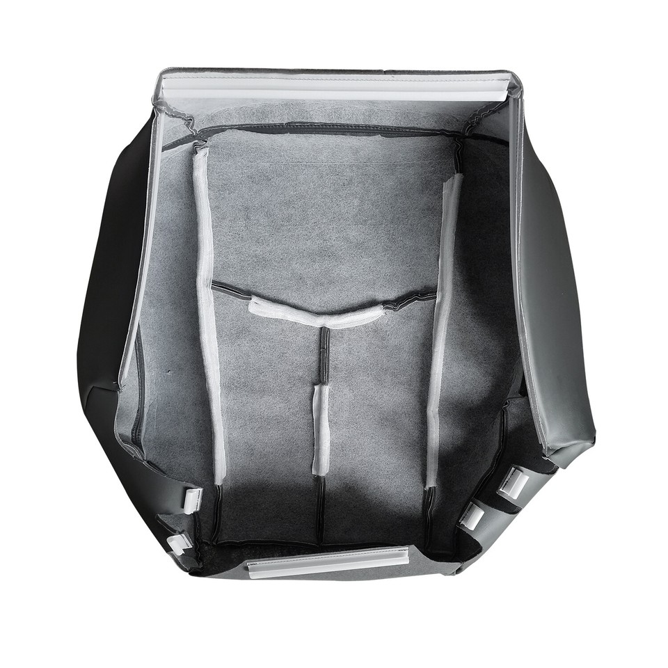 Housse De Siège Avant En Simili Cuir Pour Chevy Silverado/Tahoe/GMC Sierra 2003-2006 – Gris, 4 Pièces