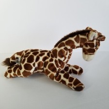 Wildlife Advetures Baby Giraffe Plush Stuffed Animal Realistic 13 Inch Sitting