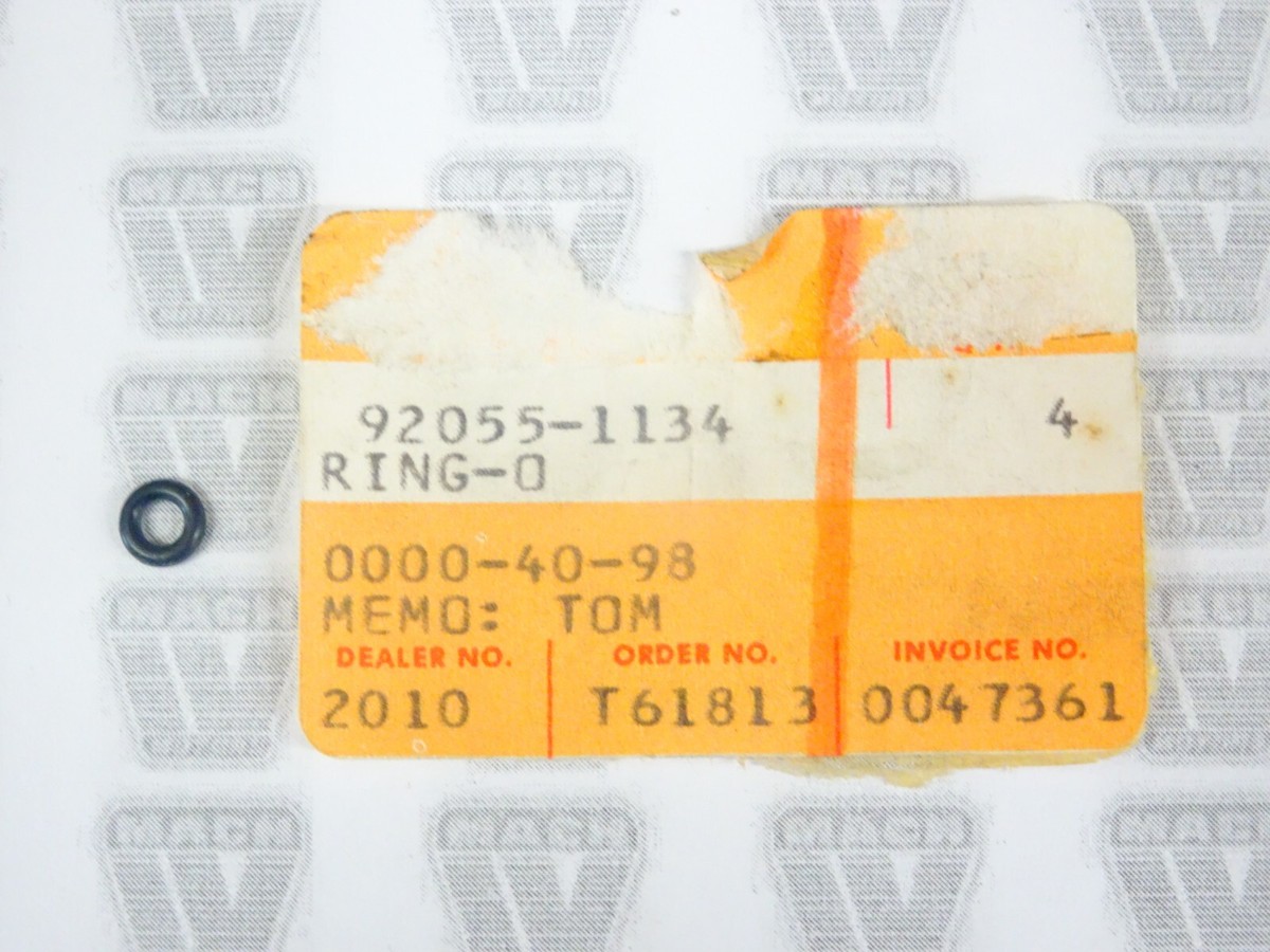 トム Kawasaki NOS NEW 92055-1134 O Ring KZ ZX KZ550 ZX550 GPz LTD