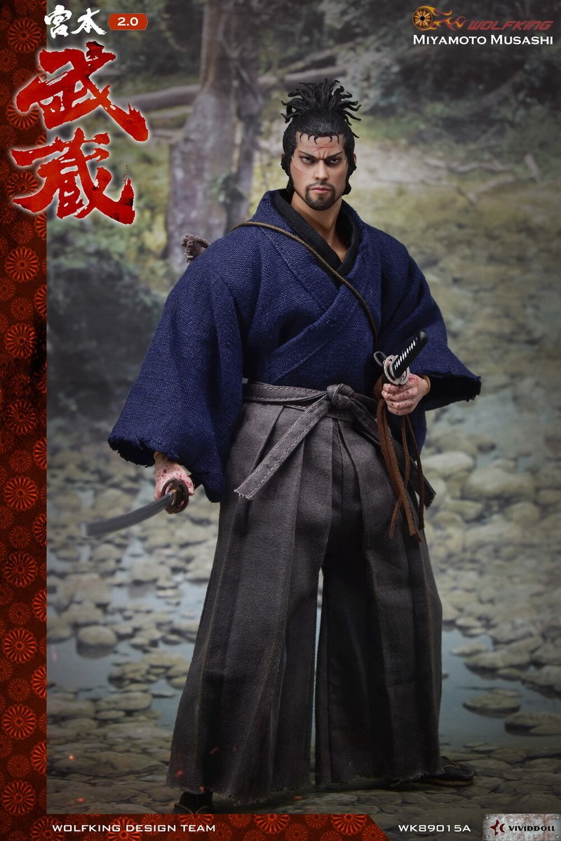 Miyamoto Musashi 1/6 Deluxe Edition WK89015B Japanese Samurai