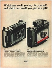 1966 Polaroid Camera Vintage Print Ad Automatic Color Which One Would You Buy