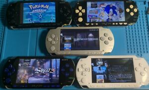 Sony Psp 1000 With Over 1000 Games 64gb Memory Card Sony Psp 1001 Ebay