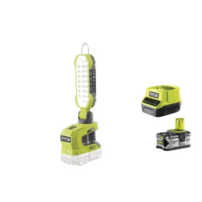 Ryobi R18ALP-0 Taschenlampen-Akku, 18 V, ONE+, 18 LEDs, 900 Lumen, 6 m, 5700 K,