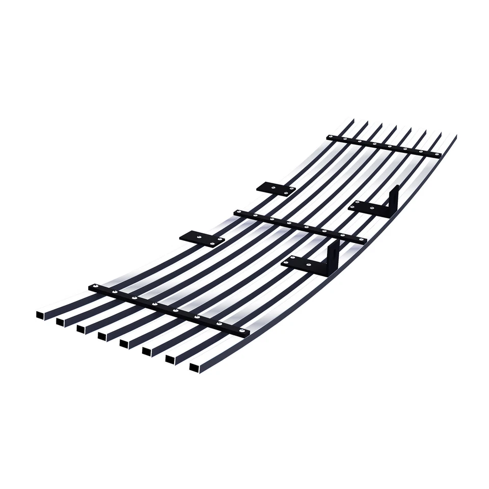 Fits 2009-2014 Ford F-150 Lower Bumper Stainless Chrome Billet Grill Insert - Image 3 of 4