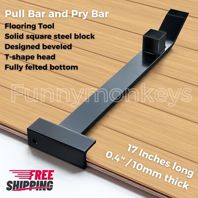 Heavy Duty Pull & Pry Bar for Laminate & Hardwood Flooring Installation Laying