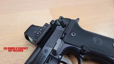 TANNER MACHINED PRODUCTS SIG ROMEO ZERO ROMEO-X COMPACT SIGHT MOUNT FOR BERETTA 92X RDO, MADE IN USA