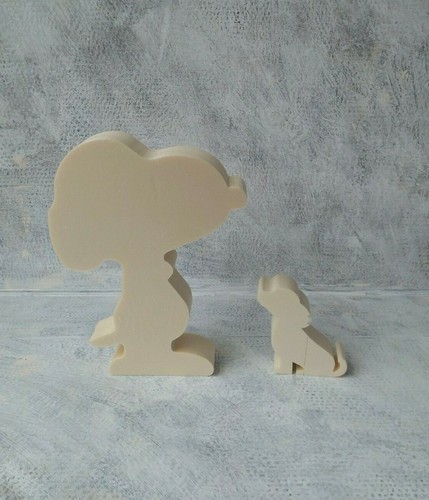 Betongießform Der weiße Beagle Snoopy 30x6cm doppelte Rand Hund liegt Woodstock - Bild 6 von 21