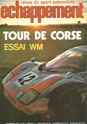 AUSPUFF NR.98 PIRELLI / ALPINE A310 - V6 SERIENMÄSSIG / WM P75 / TURBOLADER