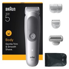Image of Braun Body Groomer Series 5, +6 Grooming Tools Waterproof, Grey BG5550