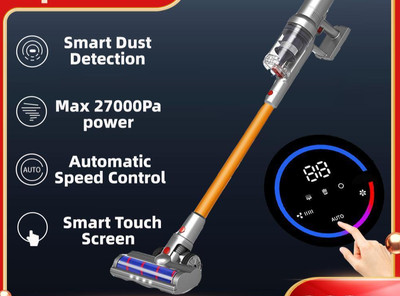 Wireless Handheld Vacuum Cleaner 27000pa Suction Smart Dust Sensor Touch Screen
