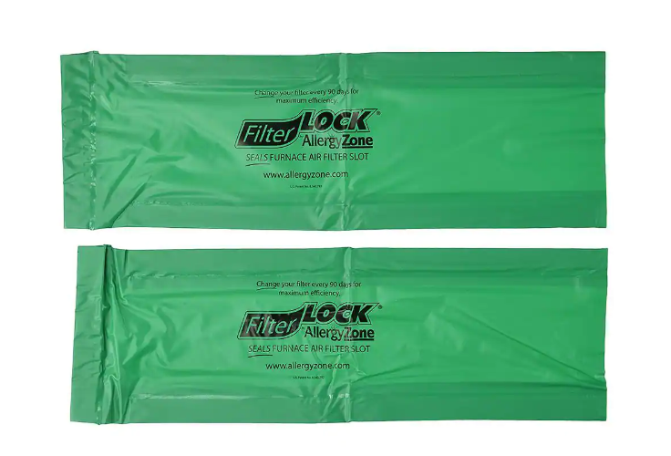FilterLock for HVAC FiltersH 25"xW 4.75"xD 0.125"Seal Air/ Furnace