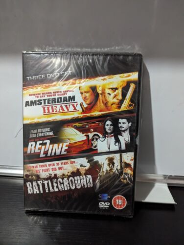 Amsterdam Heavy / Red Line / Battleground DVD 3-Disc New & Sealed Free UK P&P!! - Picture 1 of 2