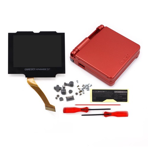 Kits de resaltado LCD con retroiluminación LCD GBA SP 3.0"" IPS con carcasa para GameBoy Advance SP - Imagen 15 de 26