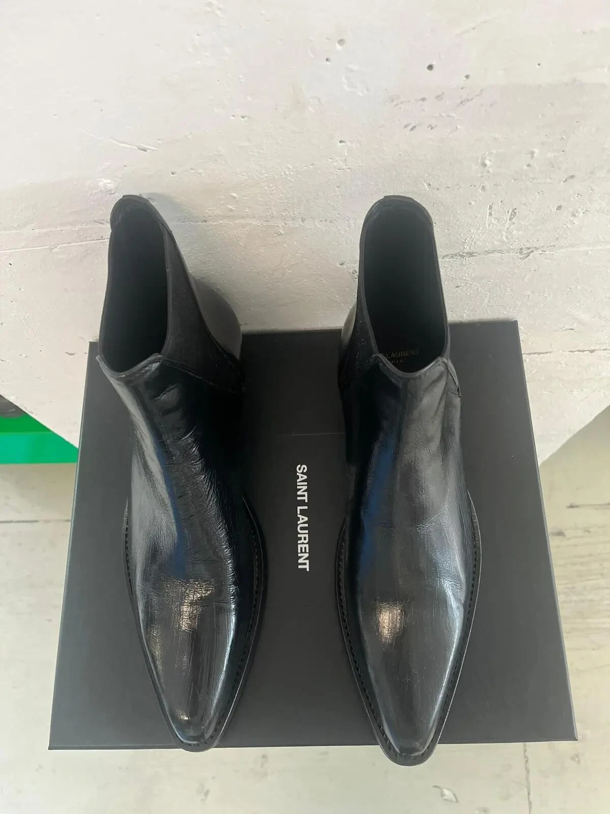 Stivali Saint Laurent Paris Dakota neri nuovi con etichette 44