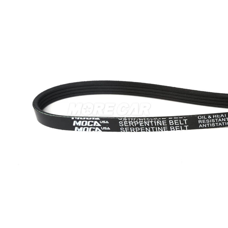 Cinturón serpentino EPDM compatible con Chrysler PT Cruiser Dodge Neon 2004-2010 4PK1400 Foto 4 de 4