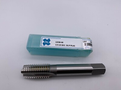 OSG 1233600  3/4-10 GH3 3-FLUTE SPIRAL POINT PLUG TAP