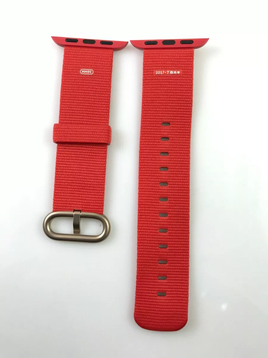 Original Apple Watch Woven NYLON Band 38MM 40MM 41MM 2017 Chinese New Year GOLD