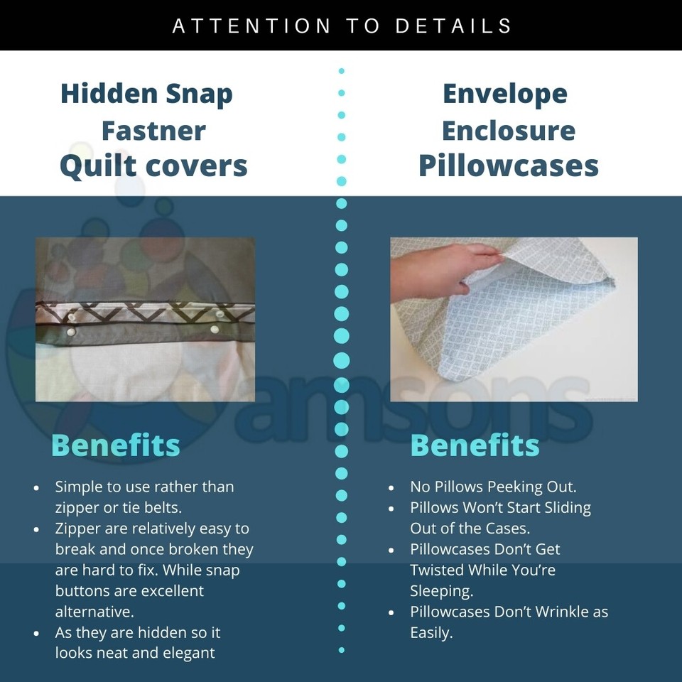 Doona Duvet Single Double Queen King Super king Bed Quilt Cover Bedding