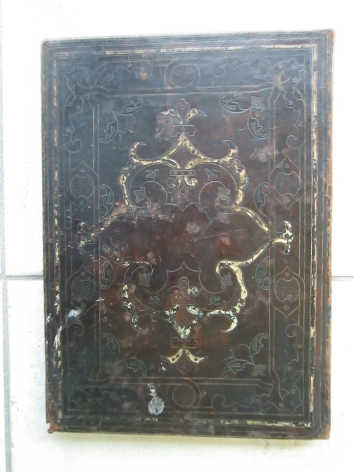 BELLE RELIURE (vide) milieu XVI° siècle - Photo 2/4