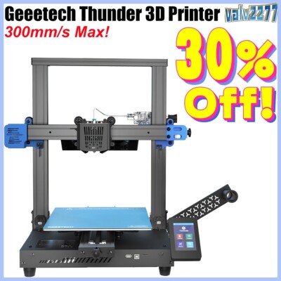 Geeetech Thunder High Speed 3D Printer 300mm/s Max Auto-leveling Break Resuming