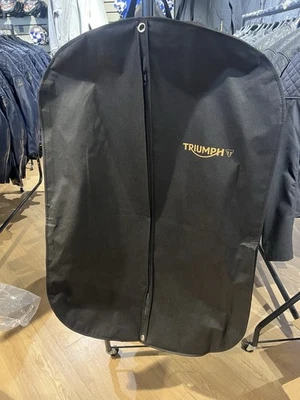 TRIUMPH MOTORCYCLE BIKER JACKET BAG SUIT PROTECTOR WITH CARRY HANDLES AND ZIP