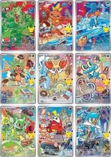 Complete Pokemon Series 3 First Partner Illustration Set Of 9 Cards NM