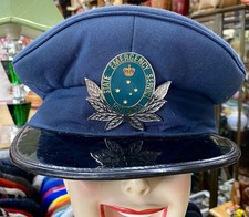 Scarce 1975 /1976 Vintage State Emergency Service Victoria Hat Cap Badge Uniform