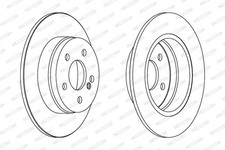 FERODO DDF1689C Disque de frein pour MERCEDES-BENZ