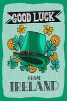 Holzschild 18X12 Cm Good Luck From Ireland Deko Geschenk Holz Schild