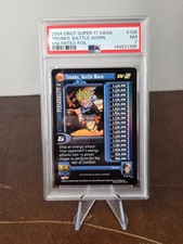 Score DBGT 2004 - Trunks, Battle Worn - Super 17 Saga - 100 Unlimited Foil PSA 7