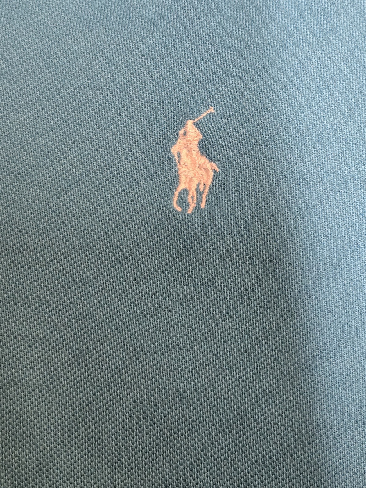 Polo Ralph Lauren vestibilità classica uomo taglia XL camicia manica corta blu acqua pony prep
