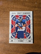 2024 Panini Absolute - Draft Diamonds Jersey Tiki Barber #DDJ-TBR (MEM)
