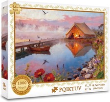 Lake In The Early Morning 1000 Pc Jigsaw Puzzle, Brand New-Sealed Box