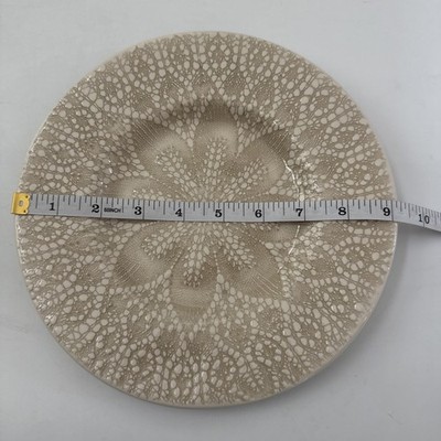 Set of 4 Vietri Viva Lace Salad Plates Made in Turkey READ | eBay