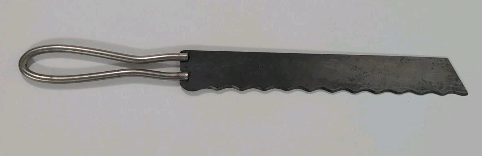 Antique Serrated Bread Knife by Climax Made in U.S.A. Early 20th Century Kitchen