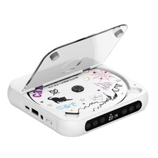 CD Player Portable with Stereo Speakers, Rechargeable Portable Player with Bl...