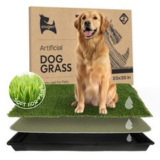 Dog Grass Pad with Tray 23  x35    Artificial Grass Pad for Dog